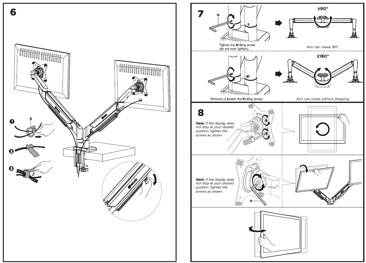 KOLINK-M32G9SS-Dual-Monitor-Mount-3
