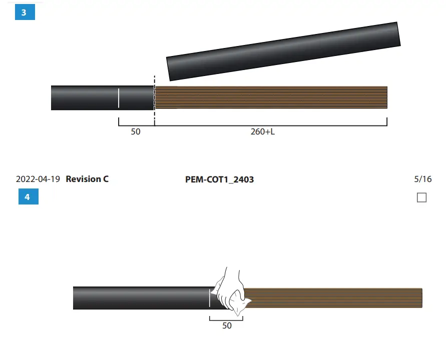 ENSTO COT1 2403 Cold Shrink Outdoor Term - Fig12