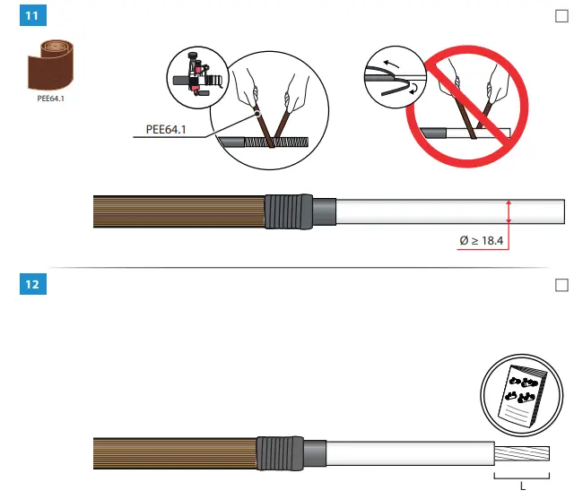 ENSTO COT1 2403 Cold Shrink Outdoor Term - Fig16