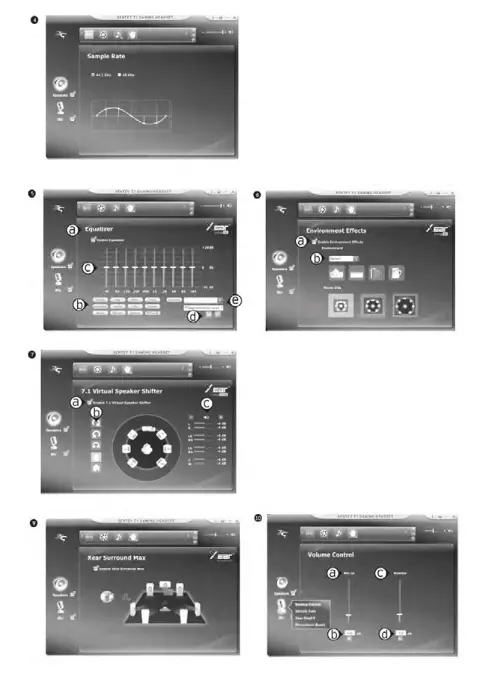 CROWN CMGH 2103 Virtual Sound Micro Gaming Headsets - fig