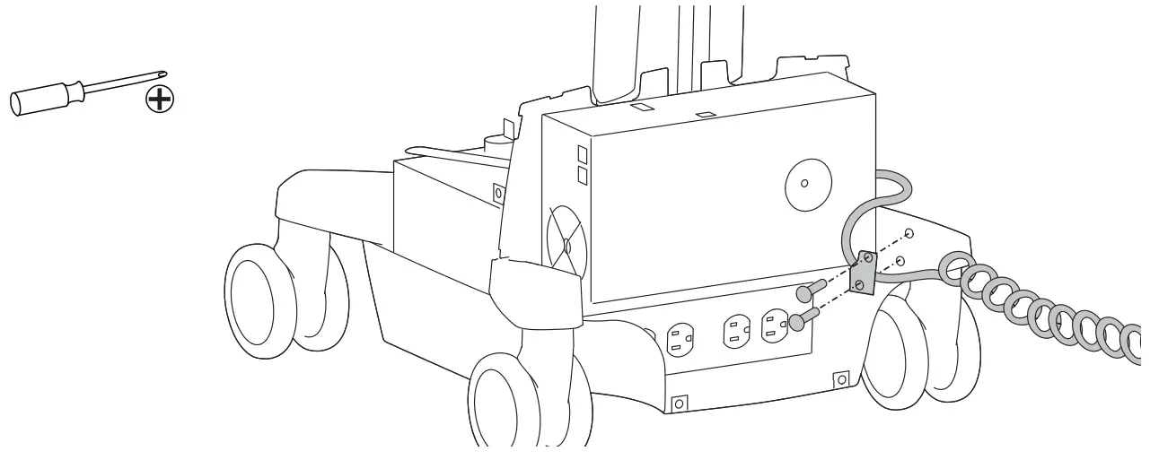 ergotron 98-583 1 StyleView SLA Cart Cord Upgrade Kit - Remove retainer