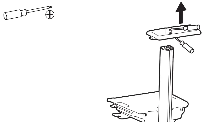 ergotron 98-583 1 StyleView SLA Cart Cord Upgrade Kit - loosen