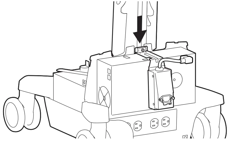 ergotron 98-583 1 StyleView SLA Cart Cord Upgrade Kit - stops