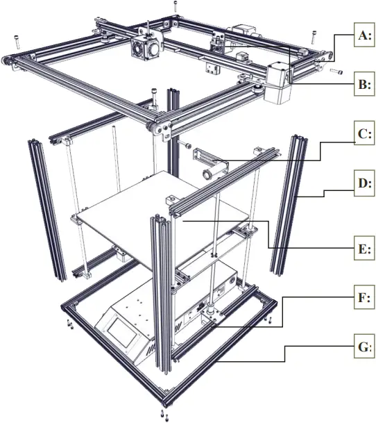CREALITY Ender-5 - General List