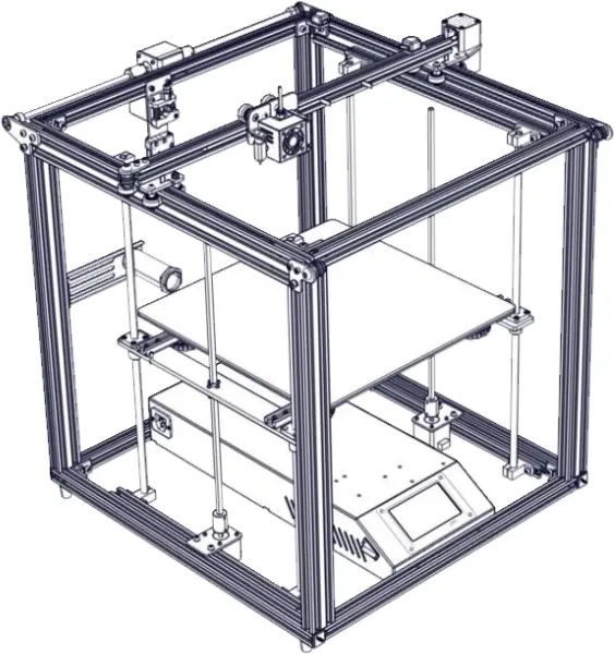 CREALITY Ender-5 Plus Glass Building Plate 3D Printer