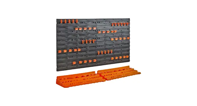 Vonhaus 3515192 Pegboard Tool Organiser With Shelf Instruction Manual