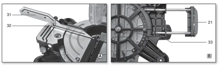 metabo KS 216 M Lasercut Crosscut Saw - fig 2