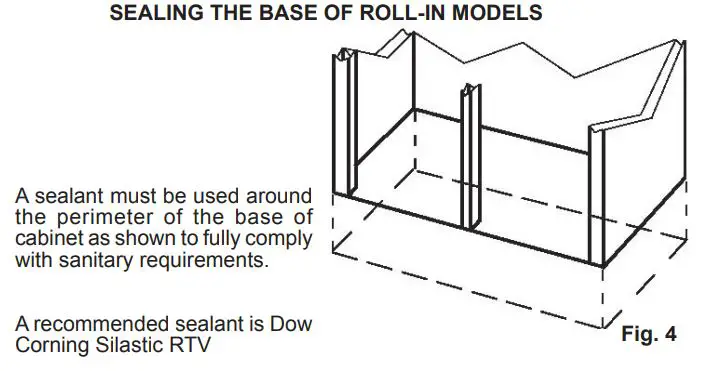 Traulsen RH132N-COR02 Right-Hinged Solid-Door Reach-In Refrigerator Owner's Manual - Fig 4