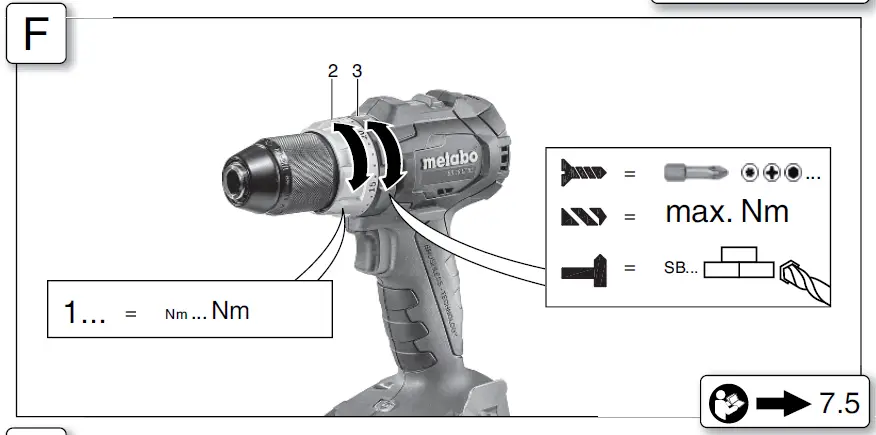 metabo BS 18 LT BL 18V Cordless Compact Drill fig 6