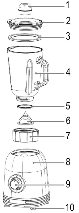 PROFI-COOK-PC-UM-1195-Universal-Mixer-fig-1