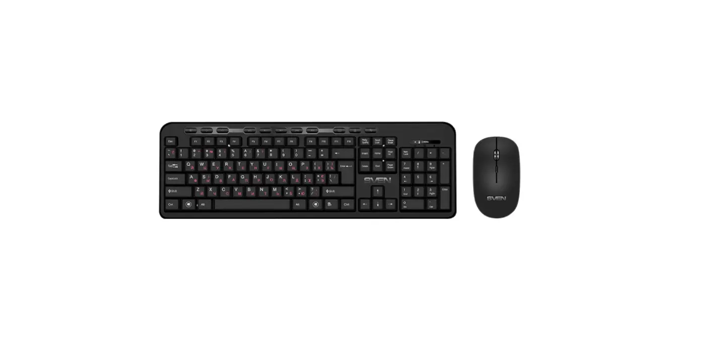 Sven Kb-c3200w Keyboard And Mouse Wireless Combo Set User Manual Sven Kb-c3200w Keyboard And Mouse Wireless Combo Set User Manual