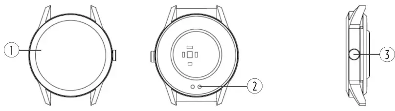 KSIX BXSW12N Smartwatch Globe - 1