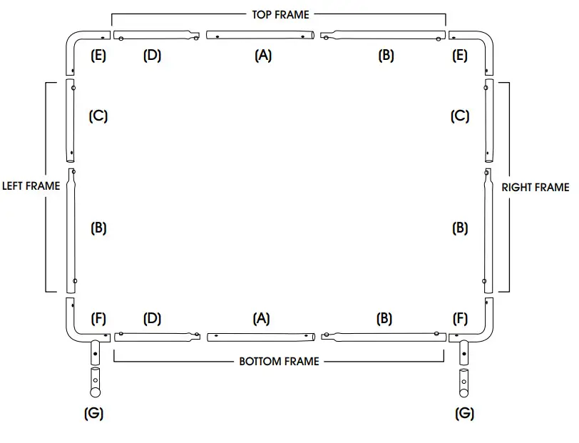 ULINE H-6704 Clear Screen- assembly
