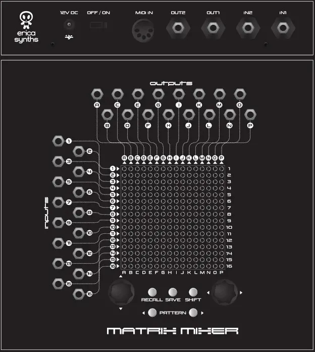 erica synths Matrix Mixer -2