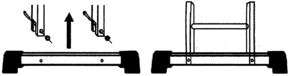 CERTA CTLADRM47PD 4.7m Multipurpose Foldable Ladder - Stabiliser bar