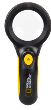 QVC E308385 Limitless MagniFlex Collapsible Magnifying Glass with Light -