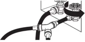 Turn on cold water faucet