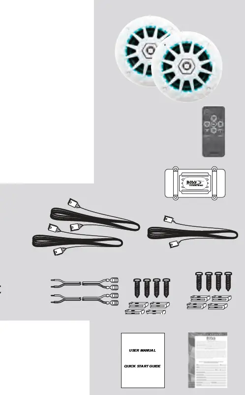 BOSS Audio Systems MRGB65 6.5 Inch Marine Speakers (1)