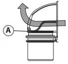 PHILIPS Respironics Full Face CPAP Mask - Entrainment Valve
