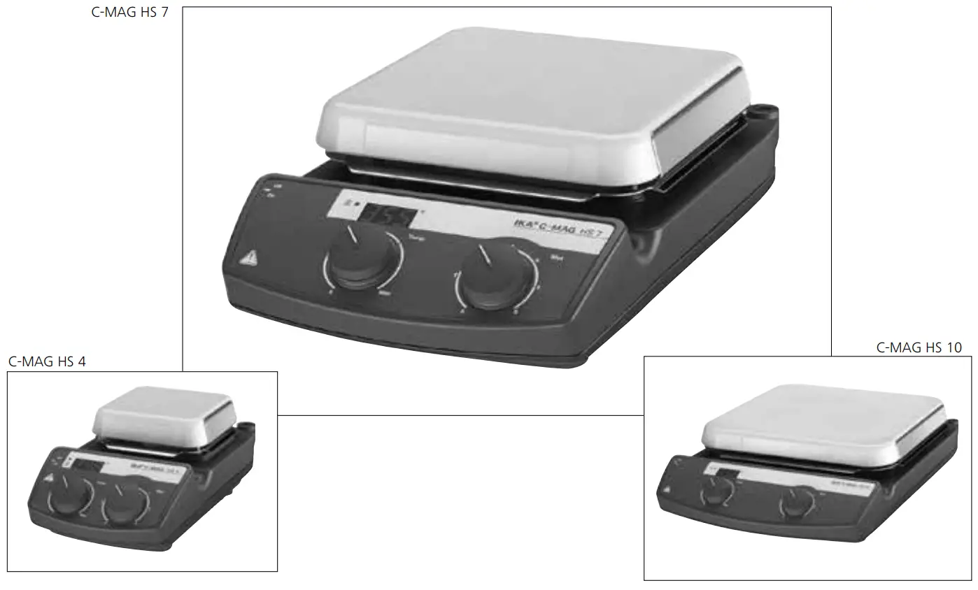 IKA C-MAG HS 7 Magnetic Stirrer with Heating and Ceramic Heating Plate