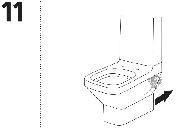 GoodHome teesta Close Coupled Rimless Toilet - Assembly 12
