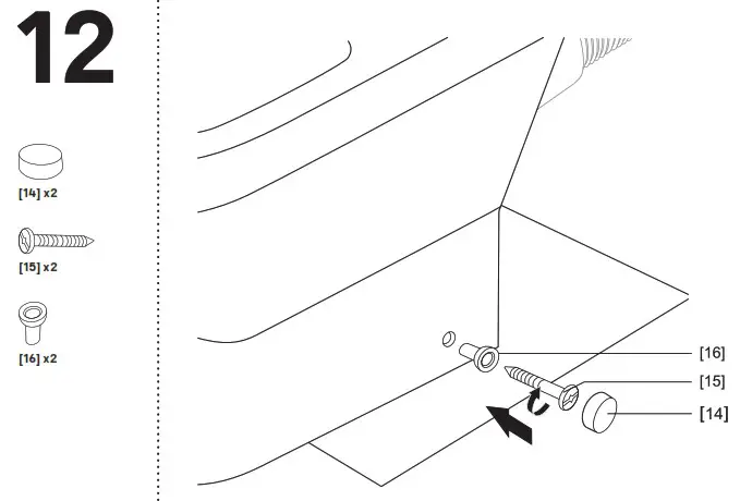 GoodHome teesta Close Coupled Rimless Toilet - Assembly 13
