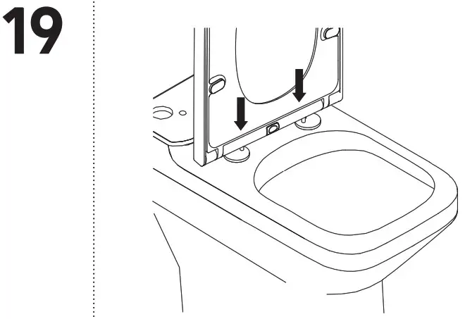 GoodHome teesta Close Coupled Rimless Toilet - Assembly 20