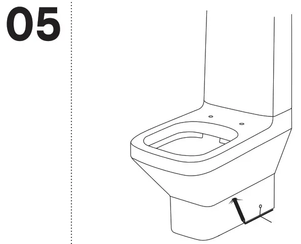 GoodHome teesta Close Coupled Rimless Toilet - Assembly 5