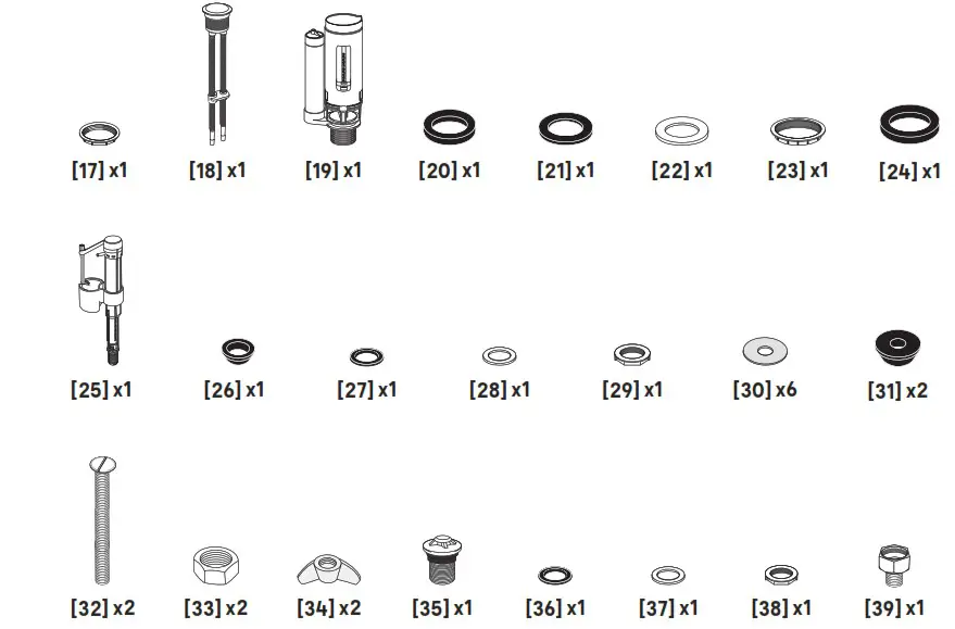 GoodHome teesta Close Coupled Rimless Toilet - overview 2
