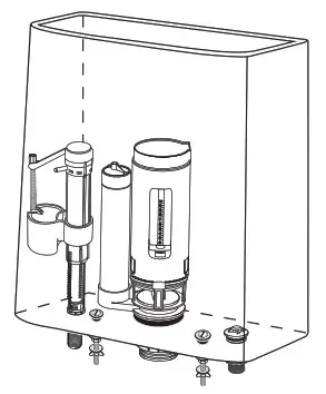 GoodHome teesta Close Coupled Rimless Toilet - overview 3