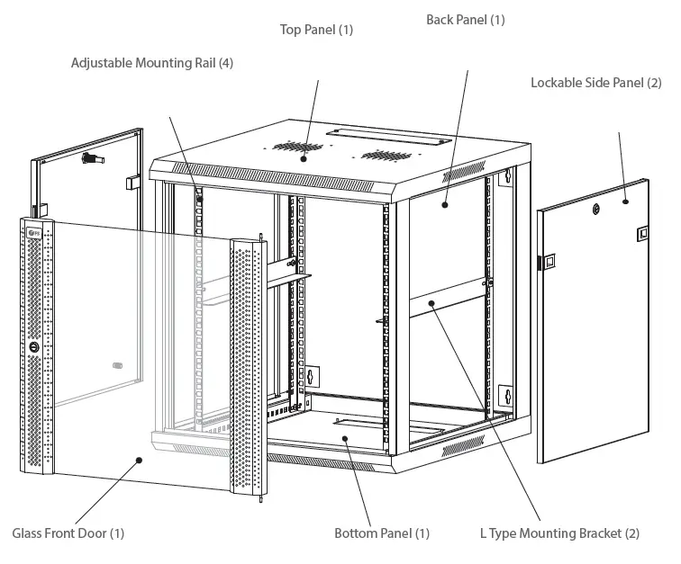 FS-GW600-Series-Wall-Mount-Network-Cabi-fig-1