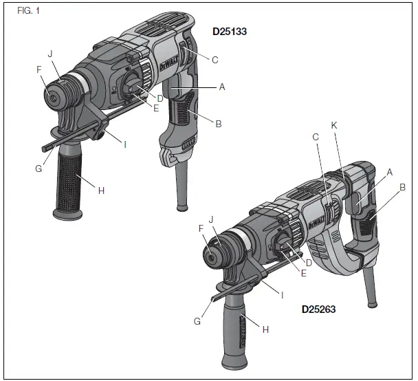 DEWALT-D25133-SDS-Plus-Rotary-Hammer-09