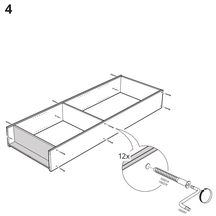 IKEA FINNBY Bookcase 60x180cm - Installation 4