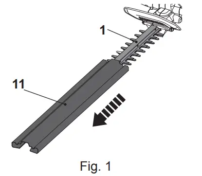 TITAN TTI827HDC 18V 45cm SOLO Cordless Hedge Trimmer - Fig 2