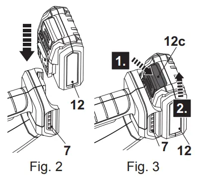 TITAN TTI827HDC 18V 45cm SOLO Cordless Hedge Trimmer - Fig 3