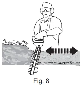 TITAN TTI827HDC 18V 45cm SOLO Cordless Hedge Trimmer - Fig 7