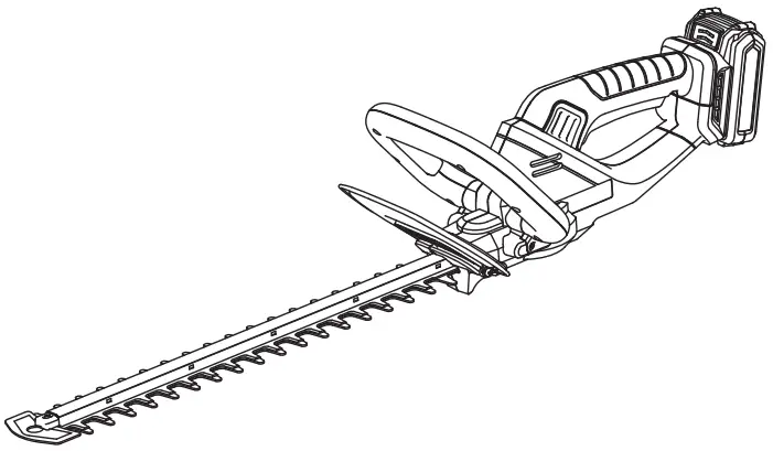 TITAN TTI827HDC 18V 45cm SOLO Cordless Hedge Trimmer