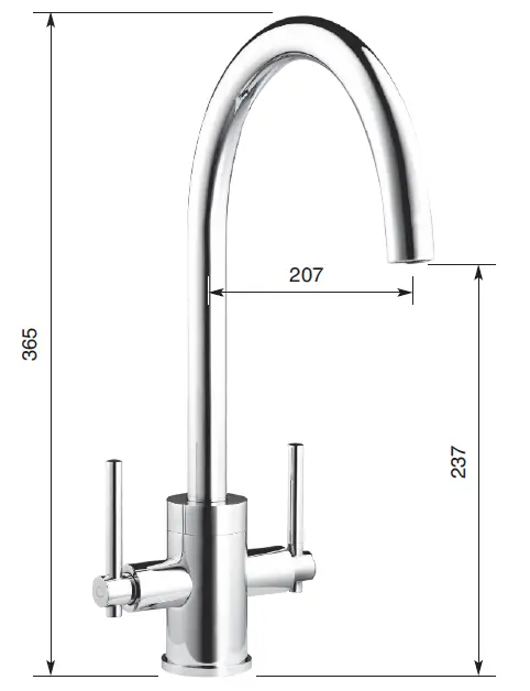 clearwater-Rococo-C-Twin-Lever-Monobloc-Kitchen-Sink-Installation-FIG-2