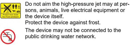 FIG 14 Symbols on the device