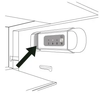 IKEA HUTTRA Under Counter Fridge - LED light