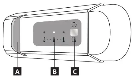 IKEA HUTTRA Under Counter Fridge - Led light, Refrigerator compartment temperature, Button for temperature regulation and Stand-by function
