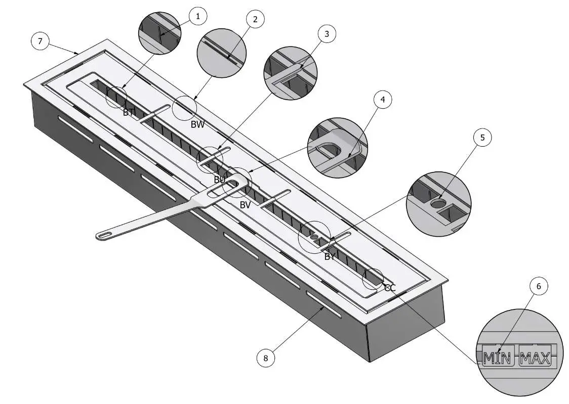 BIOPASJA Artflame 1000 Bio Ethanol Brander - Repeatability 1