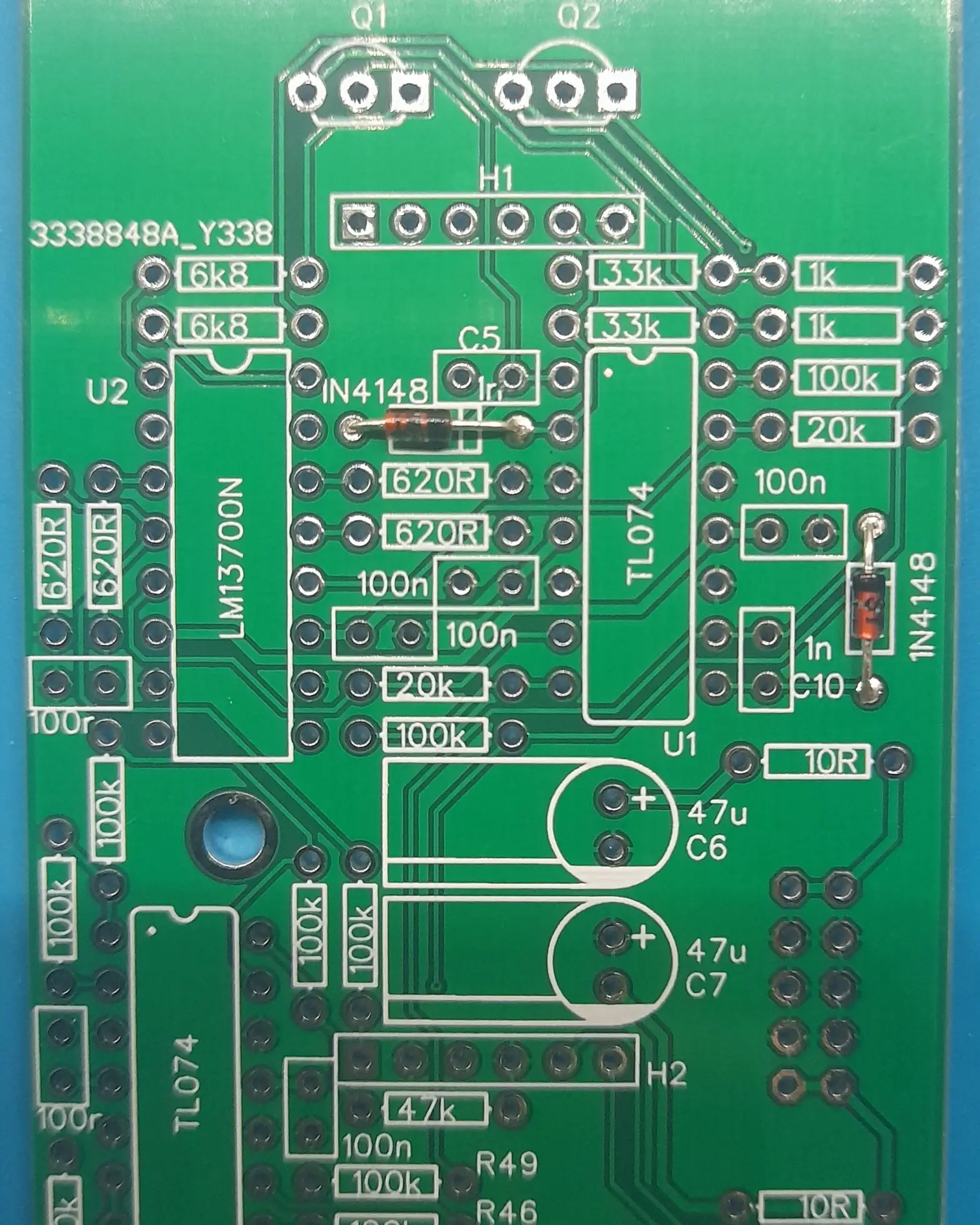 CubuSynth VCFA Multimode VCF with LP HP and BP Outputs and Integrated VCA - BUILD GUIDE