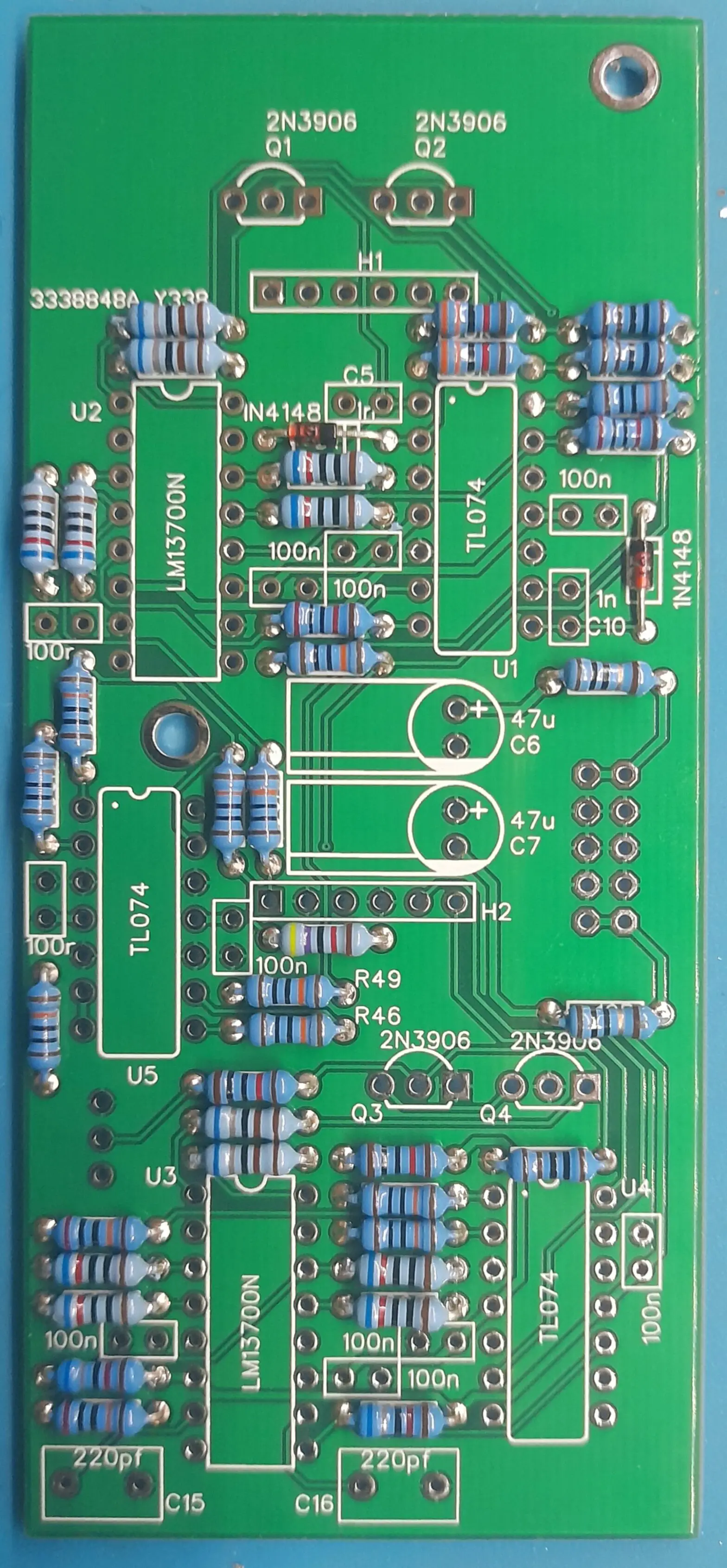 CubuSynth VCFA Multimode VCF with LP HP and BP Outputs and Integrated VCA - BUILD GUIDE 2