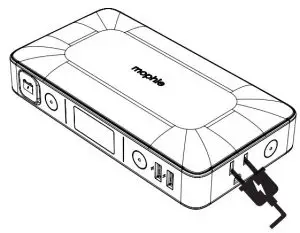 FIG 12 Charging a LAPTOP