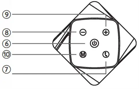 Vibe DG-WARP Twist Bass LED Wireless Speaker - WIRELESS SPEAKER