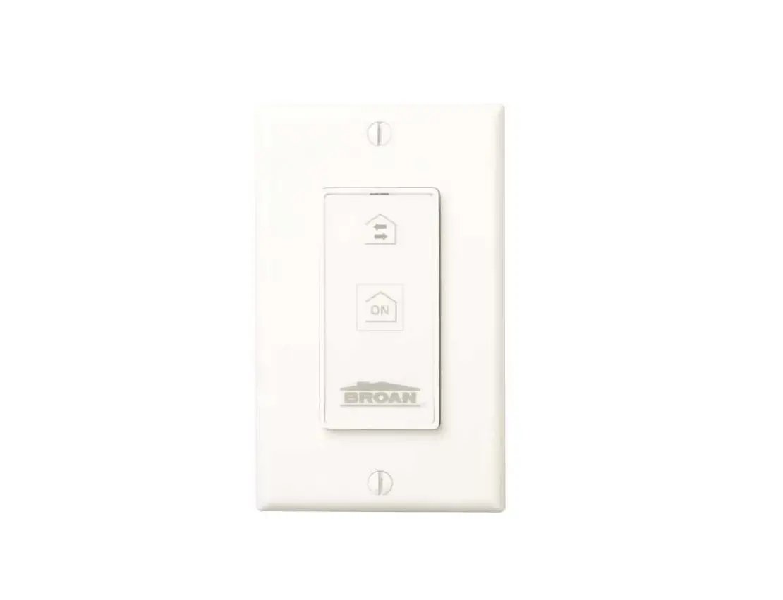 Broan Vb20w 20-minute Push Button Timer Instruction Manual