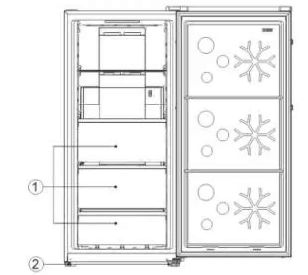 CHiQ CSH310NBSL Hybrid Upright Freezer 1