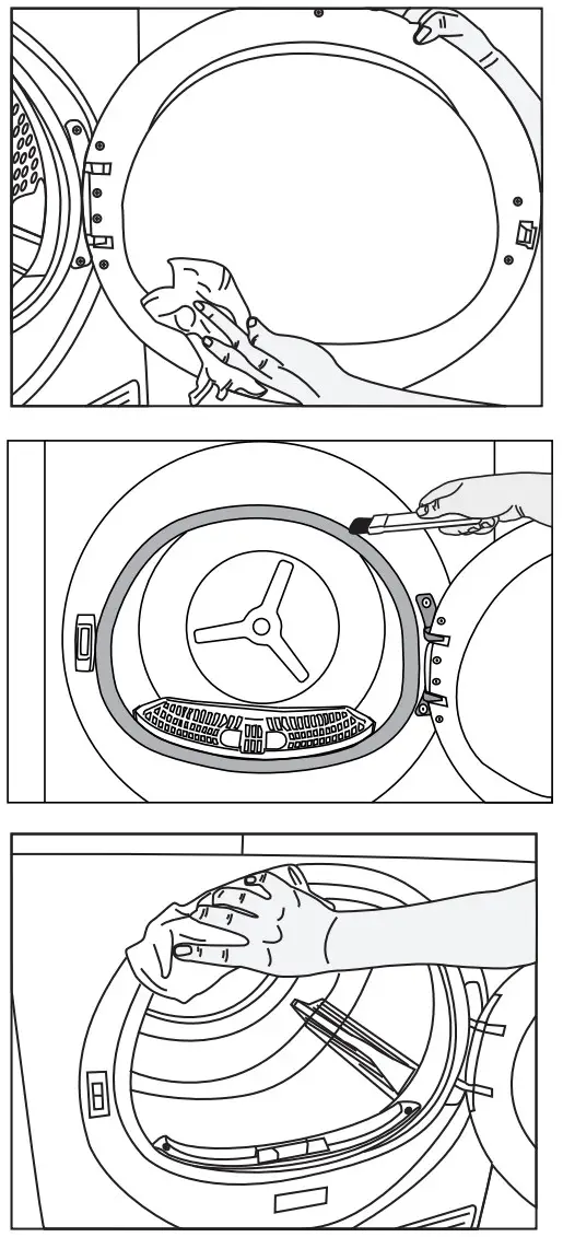 beko B5T68243WBPB Front Load Dryer - fg 17