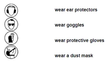 BORMANN-BCG1500-Construction-Material-Grinder-Instruction-fIG-2